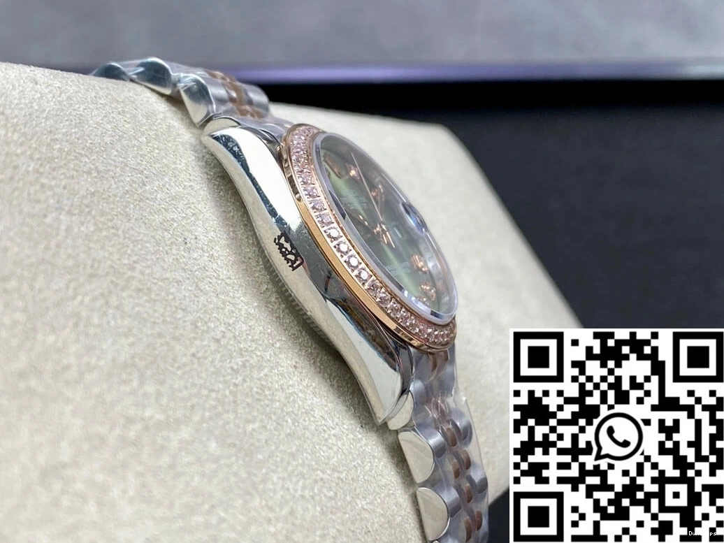 Dial Diamond-set 31MM Rolex Datejust Factory EW Green 1221